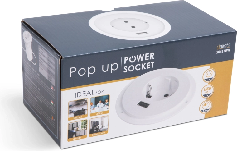 Socket and USB port in one