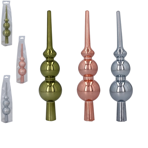 Božična konica za drevo v obliki zvezde 20 cm