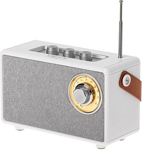 Bluetooth zvočnik CR1902 FM USB-C bel