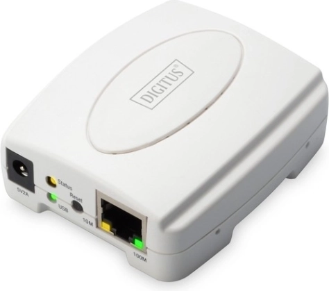 Tiskalniški strežnik 1xUSB 2.0, 1xRJ45 Fast Ethernet 10/100Mbps