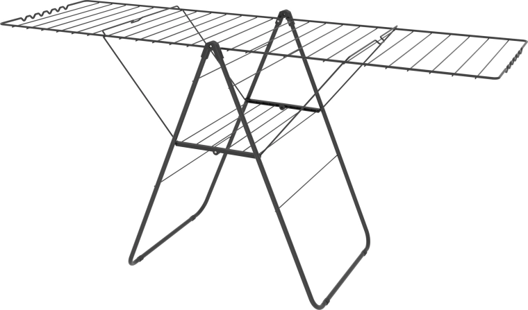 Zložljivo stojalo za sušenje perila 25 m, črno
