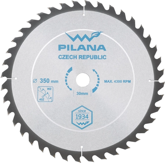 Žagin list PILANA SK 5255 WZ 350 × 3,0 × 30, 40 zob
