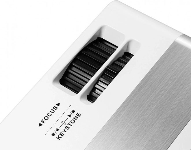 Natančna nastavitev ostrenja in keystone