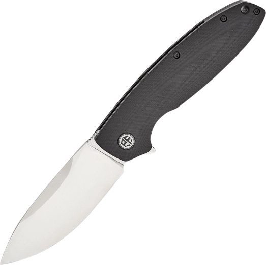 Petrified Fish Terra pocket knife D2, 9 cm, black G10