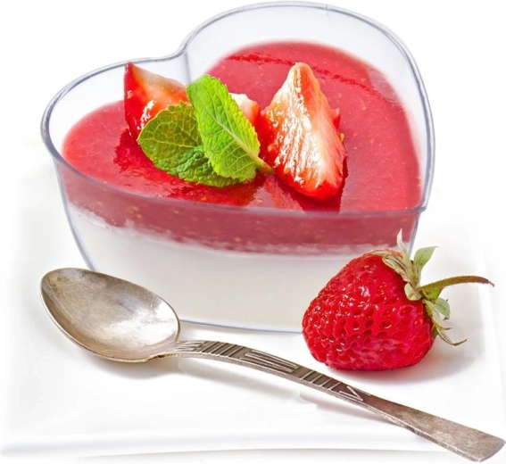Striking dessert presentation