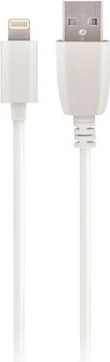 Maxlife polnilni kabel z 8‑pin priključkom za iPhone, iPad in iPod 1 A 1 m bel