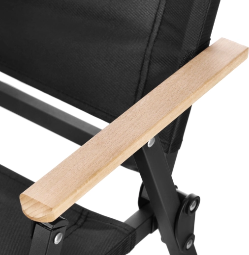 Stilni leseni nasloni za roke in enostavno zlaganje