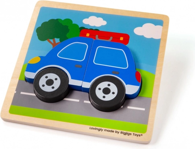 Vstavanka avto Bigjigs Toys