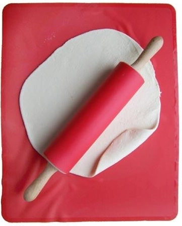 Valjar za testo s silikonskim ovitkom, dvoročni