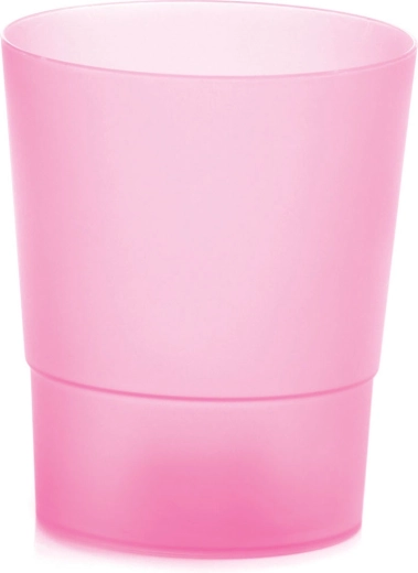 Lonec za orhideje COUBI ORCHID 12,5 cm – prosojno rožnat