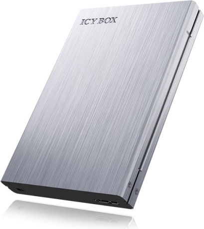 ICY BOX zunanje aluminijasto ohišje za 2,5" SATA disk z zaščito pred zapisovanjem (USB 3.0 UASP)