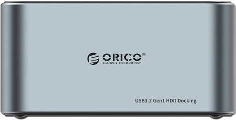 ORICO priklopna postaja za 2,5"/3,5" HDD/SSD s kloniranjem, USB 3.2 Gen1 5 Gb/s, USB‑C na USB‑C/USB‑A (črna)
