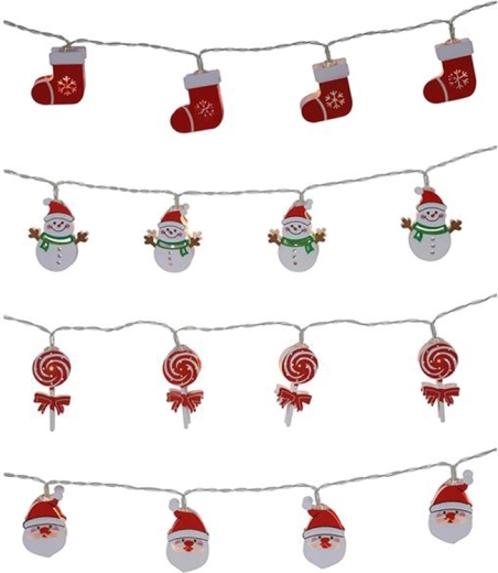 Svetlobna veriga 10 LED s časovnikom