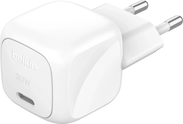 Beli omrežni polnilnik USB-C 30 W PD PPS