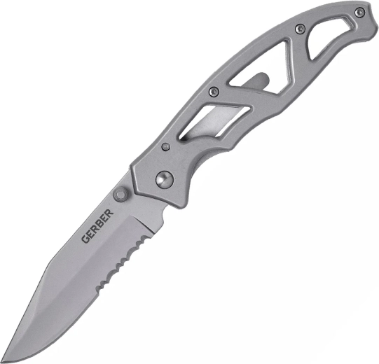 Gerber Paraframe I Partially Serrated Pocket Knife
