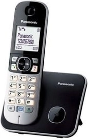 Brezžični telefon PANASONIC KX‑TG6811, črn