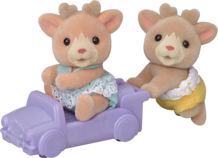 Sylvanian Families dvojčka jelenov z avtomobilčkom