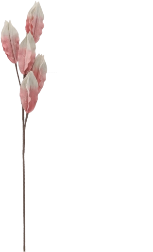 Dekorativna umetna roža 105 cm rožnata