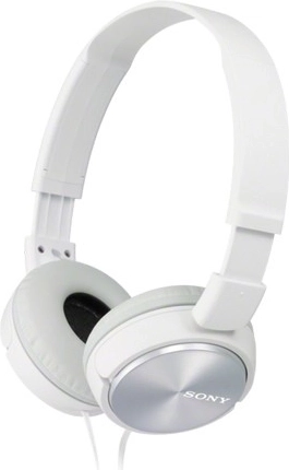slušalke Sony MDR-ZX310AP bele z mikrofonom