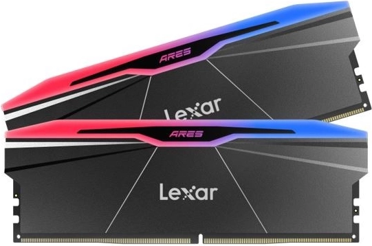 lexar ares rgb ddr5 32 gb (2x16 gb) 6000 mhz cl28 črna