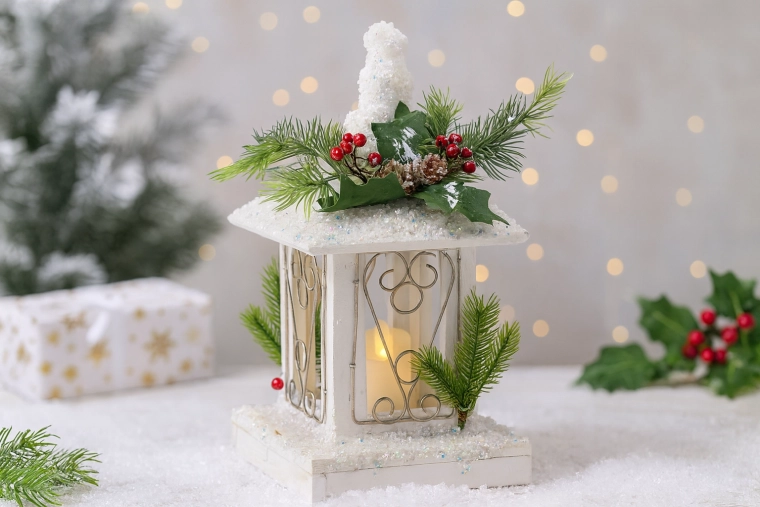 Rich winter decoration