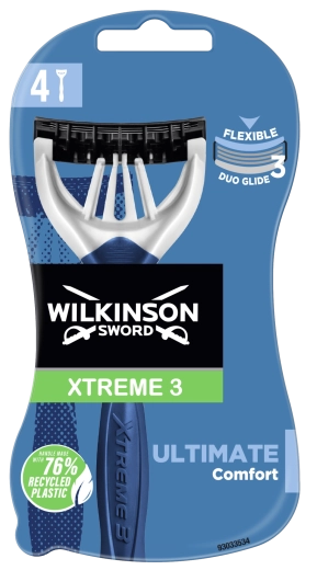 Wilkinson Xtreme3 Ultimate Plus disposable razors (4 pcs)