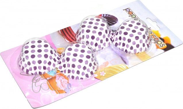 Barviti slaščičarski košarice za mafine 4 cm, višina 2 cm – 100 kos