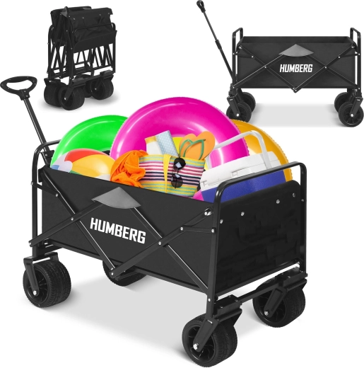Zložljiv transportni voziček 100 l HUMBERG