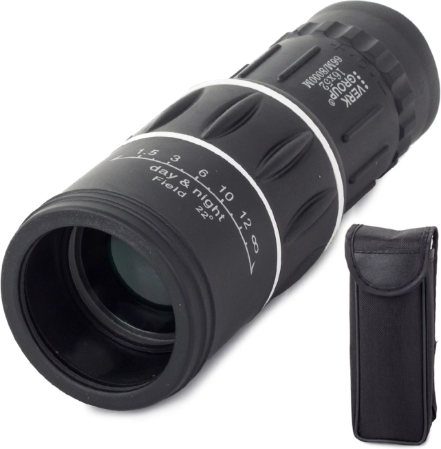 Monokular 16x52 z bak-4 in z dnevno/nočno funkcijo
