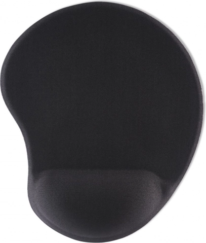 Ergonomska črna podloga za miško z oporo Hama