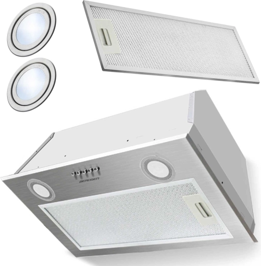 Vgradna podomarna kuhinjska napa 60 cm inox