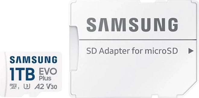 microSD kartica Samsung EVO Plus 1 TB z adapterjem