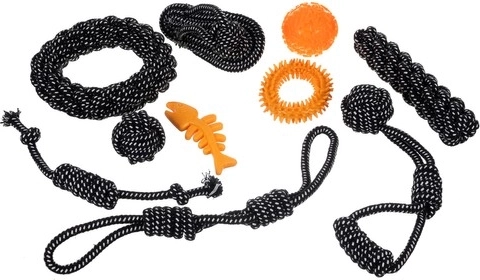 Interactive treat ball and sound stimulation