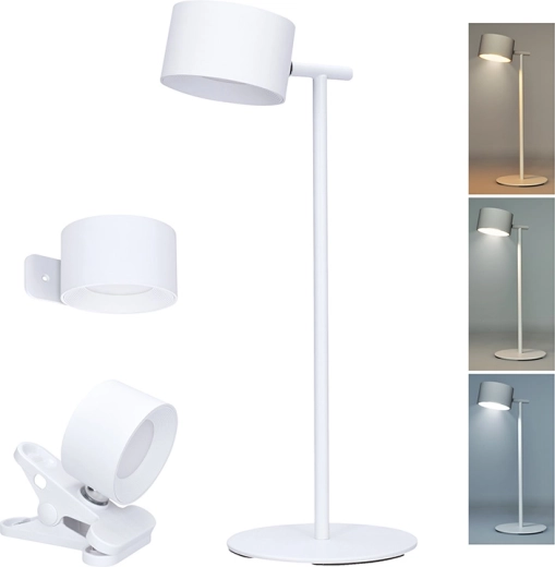 Solight polnilna LED lučka 3 v 1 280 lm s spremembo temperature svetlobe in z zatemnjevanjem, bela