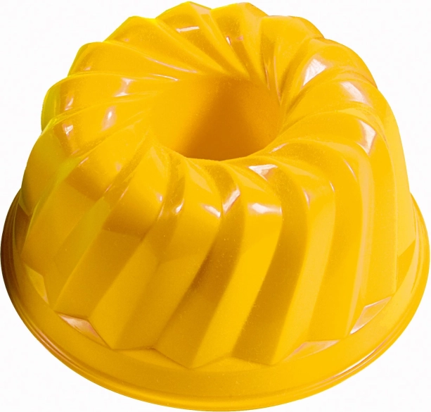 Androni modelček za pesek bábovka 12 cm – rumena