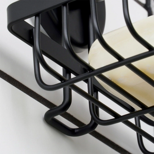 Vzdržljiva kovinska konstrukcija v mat črni