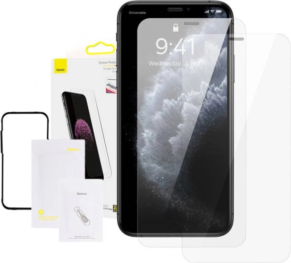 Baseus kaljeno steklo 0,3 mm za iPhone X / XS / 11 Pro (2 kosa) – iPhone XS Max / 11 Pro Max