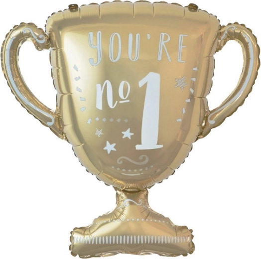 Foliasti balon Kozarec – šampanjsko zlato 55 × 55 cm