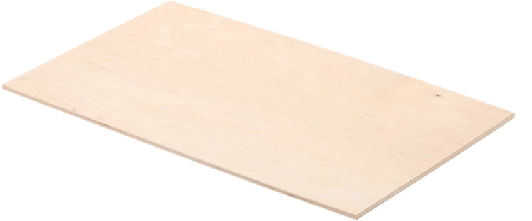 Lesena podlaga za testo iz brezove vezane plošče 42 × 25 cm