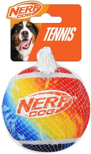 Nerf Dog teniška žogica za pse brez piskala 10 cm