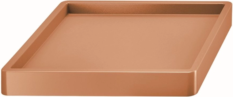 Premična podstavna plošča za lonce Mobile Saucer Square 36,6 cm terakota