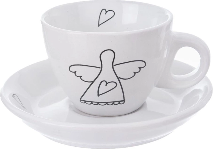 Slogovno dovršen dizajn z motivom angela