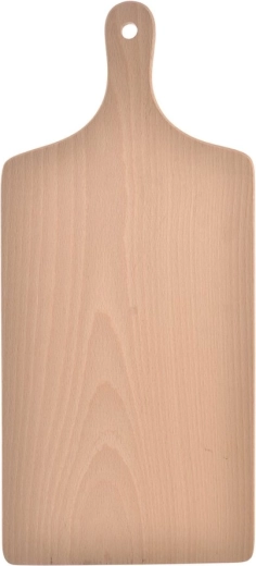 Lesena deska za rezanje z ročajem 28 × 11,5 cm