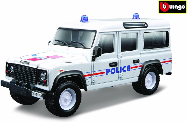 Bburago Land Rover Defender 110 Emergency Force 1:50 kovinski model