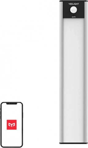 Yeelight svetilka za omaro 20 cm, srebrna, 2700 K