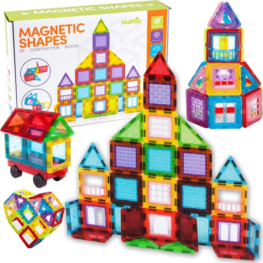 Magnetna 3D sestavljanka – 45 delov