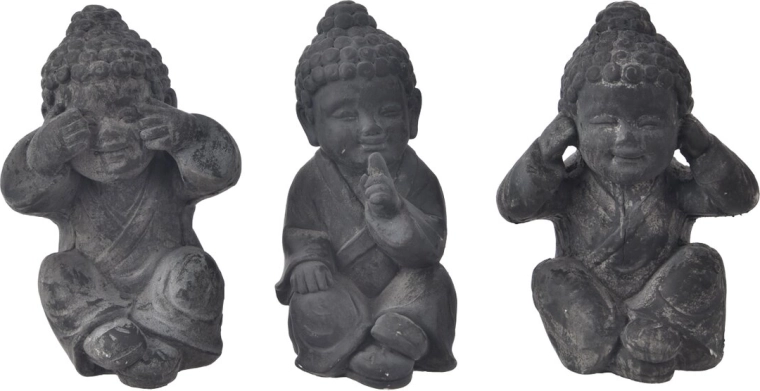 Keramična dekoracija Buda – sedeči (3 različice)