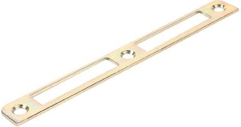 Univerzalni ravni zapirni plošček K191, bel, cink (10 kos)