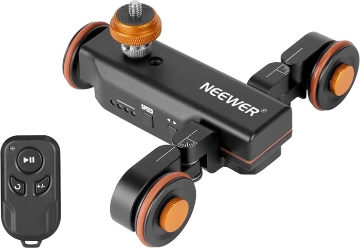 NEEWER DL100 motoriziran trikolinski voziček za kamero z daljinskim upravljanjem