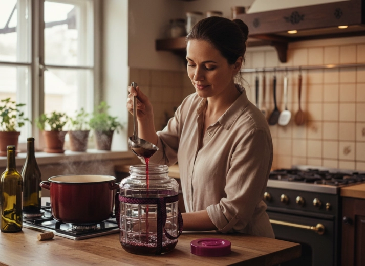 Širok vrat za preprosto polnjenje in čiščenje